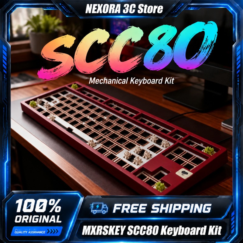 Gaming Keyboard Tkl - ชุดคีย์บอร์ดแบบกลไก MXRSKEY SCC80 รุ่นปรับแต่งได้ 80% TKL