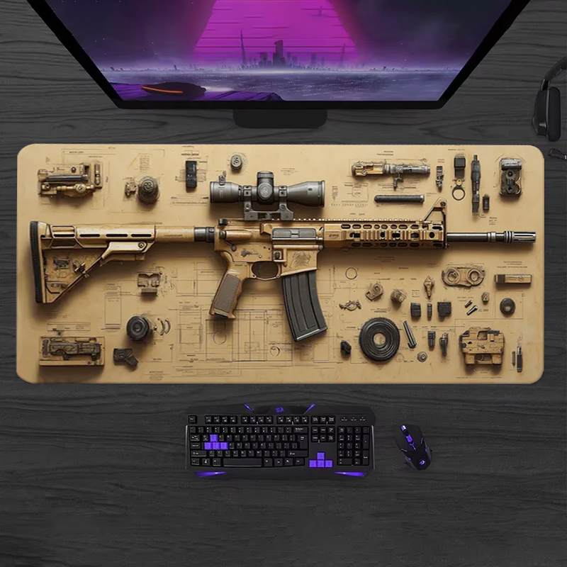 แผ่นรองเมาส์สำหรับเล่นเกมแบบนุ - Gaming Keyboard Mouse บทวิจารณ์และราคา