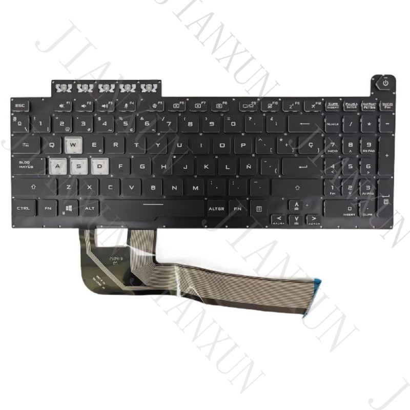 A+ แป้นพิมพ์ภาษาสเปนแบบมีไฟพื้ - Gaming Keyboard Asus บทวิจารณ์และราคา