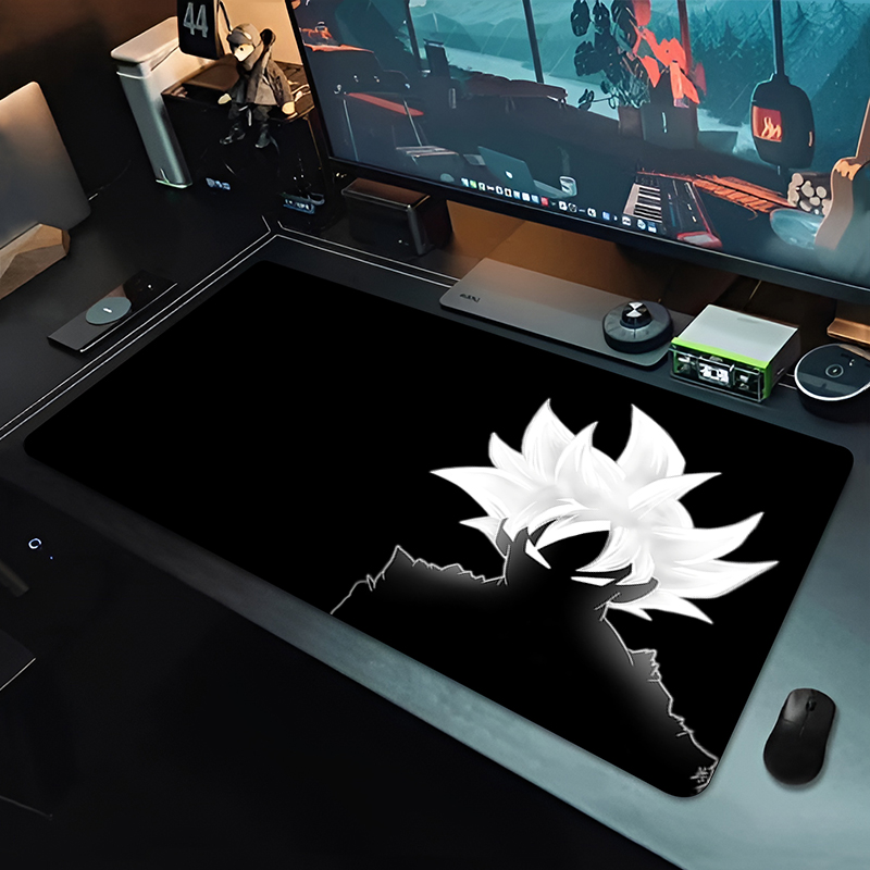 แผ่นรองเมาส์อนิเมะ DBZ สีดำ ลา - Gaming Keyboard En Mouse บทวิจารณ์และราคา