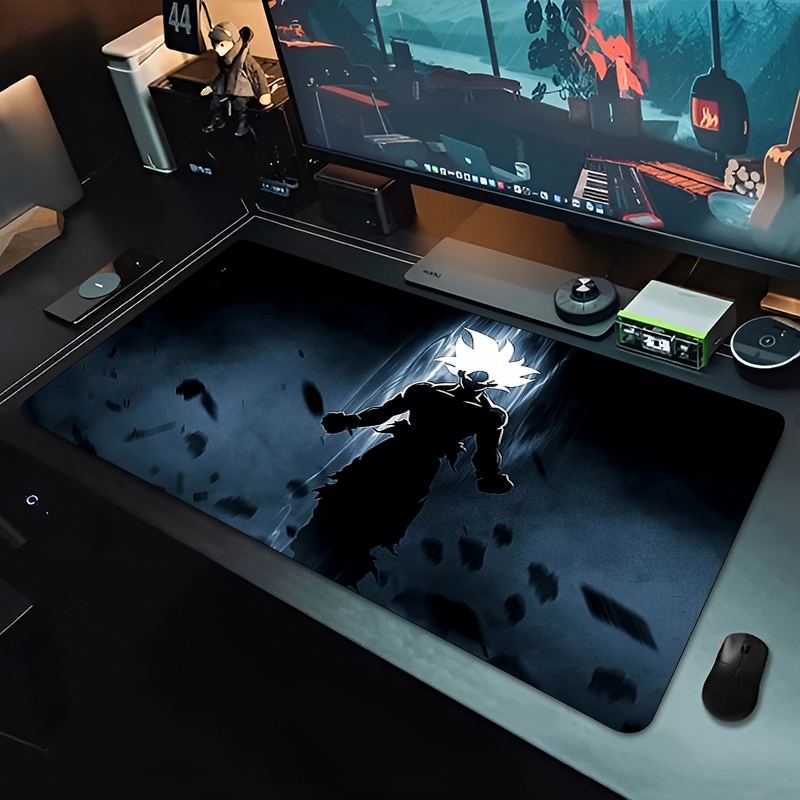 แผ่นรองเมาส์อนิเมะ DBZ สีดำ ลา - Gaming Keyboard En Mouse บทวิจารณ์และราคา