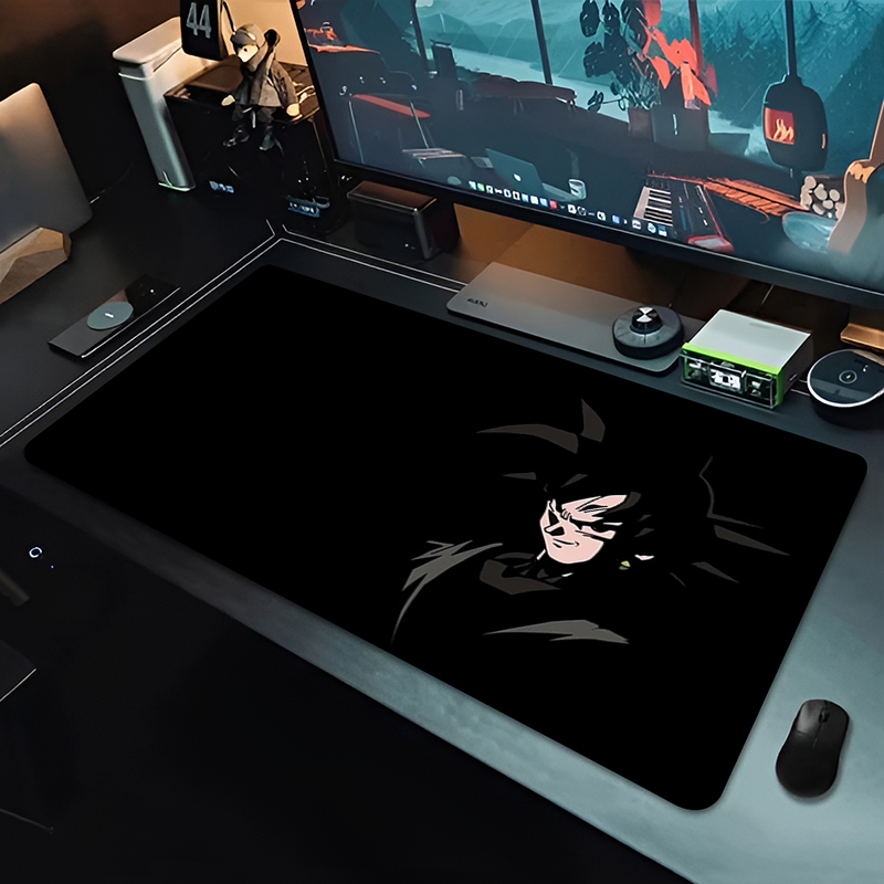 แผ่นรองเมาส์อนิเมะ DBZ สีดำ ลา - Gaming Keyboard En Mouse บทวิจารณ์และราคา