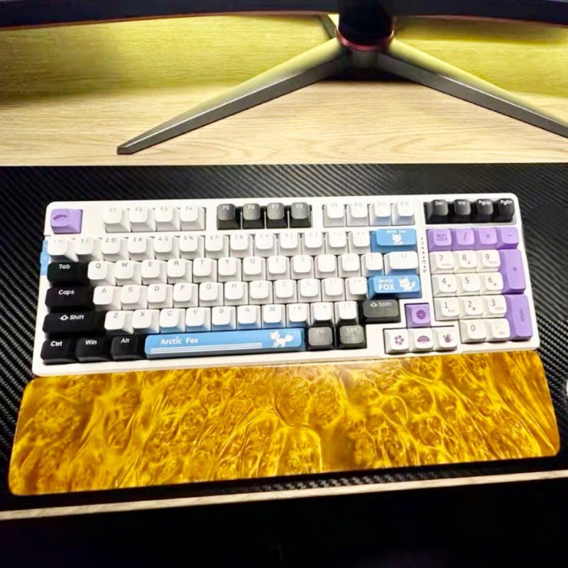 ที่วางข้อมือไม้ธรรมชาติสำหรับค - Wrist Rest Wood บทวิจารณ์และราคา