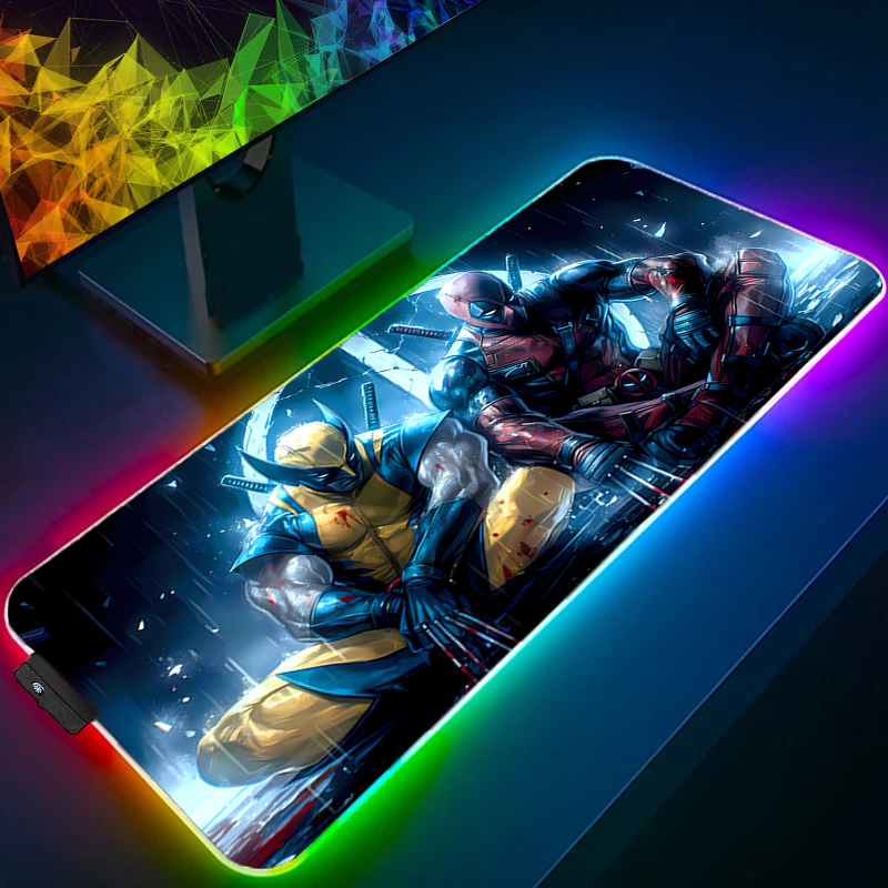 แผ่นรองเมาส์ LED สำหรับเล่นเกม - Gaming Keyboard Backlit บทวิจารณ์และราคา