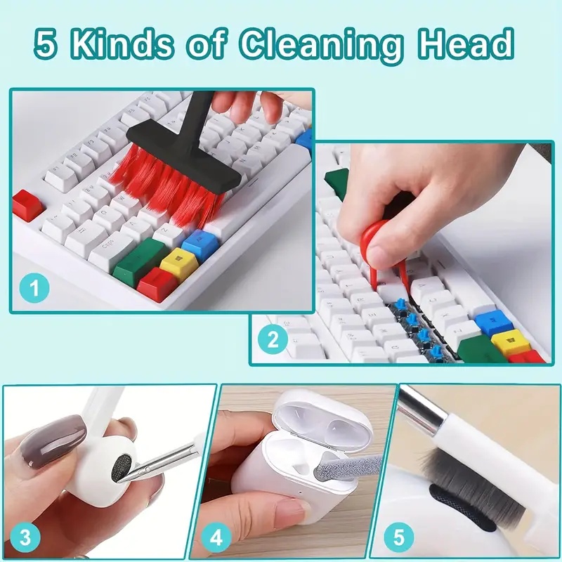 ชุดแปรงทำความสะอาดคีย์บอร์ดคอม - Keycap Puller Ring บทวิจารณ์และราคา