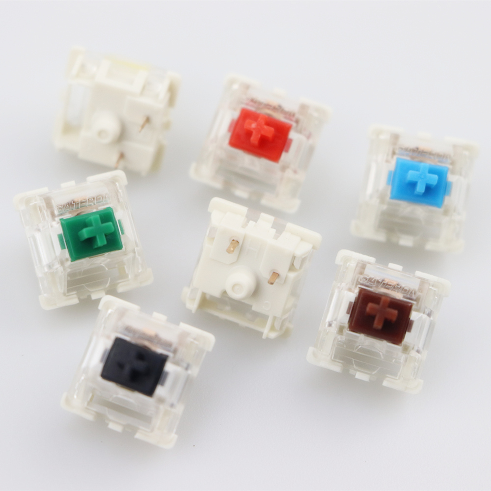 Gateron SMD สวิทช์สีดำสีแดงสีน - Keyboard Gaming Blue Switch บทวิจารณ์และราคา