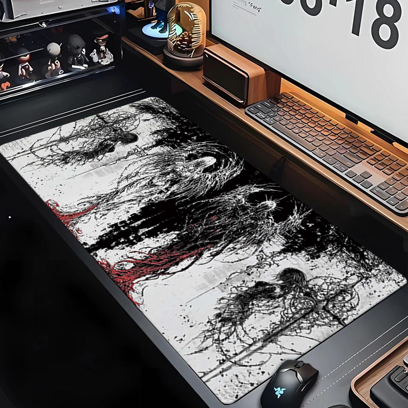 ดีไซน์ศิลปะดาร์คแองเจิลแผ่นรอง - Gaming Keyboard Mouse บทวิจารณ์และราคา
