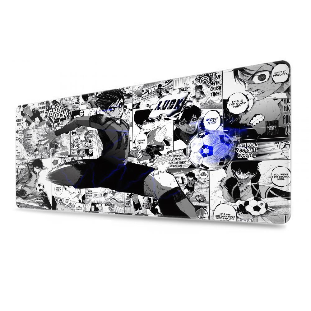 สีดําและสีขาว Anime Mouse Pad  - Gaming Keyboard Blue บทวิจารณ์และราคา