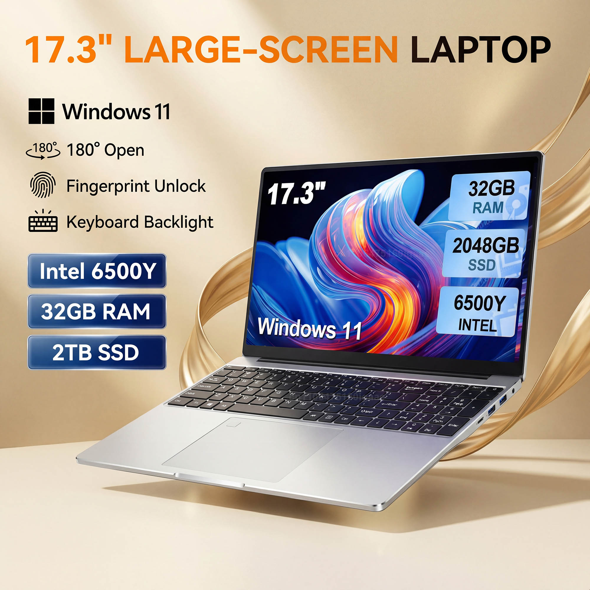 HOT แล็ปท็อปหน้าจอขนาดใหญ่ 17. - Gaming Keyboard Backlit บทวิจารณ์และราคา