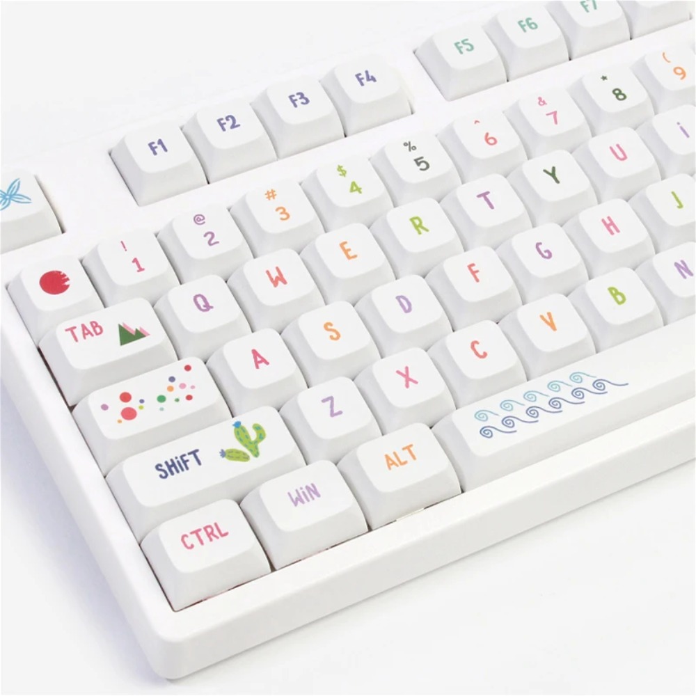 ปุ่มกดศิลปะฤดูร้อนที่มีชีวิตชี - Gaming Keyboard Tkl บทวิจารณ์และราคา