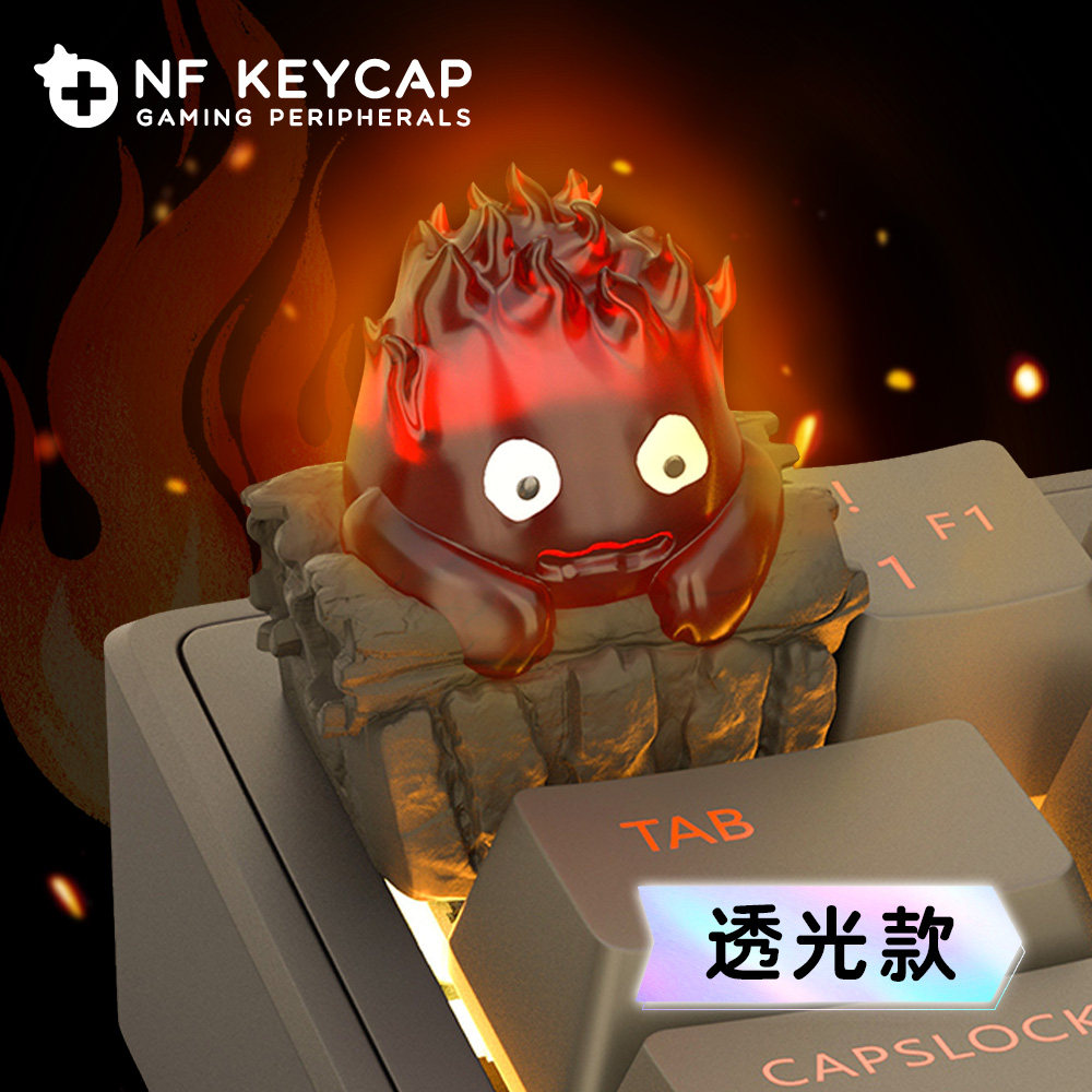 คีย์แคป NF Calcifer Howls Movi - Gaming Keyboard Backlit บทวิจารณ์และราคา