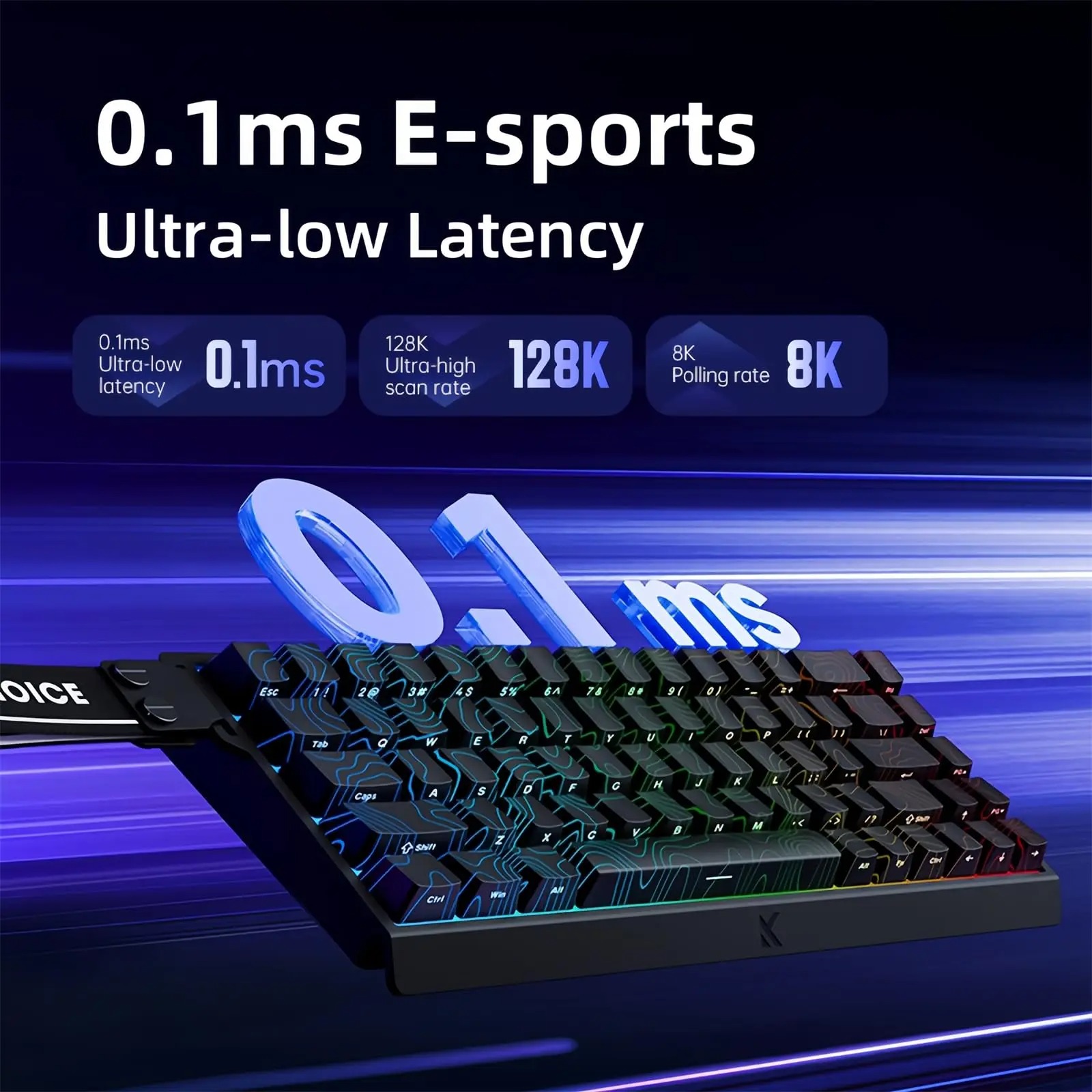 คีย์บอร์ดเกมมิ่ง MCHOSE ACE 68 - Gaming Keyboard Hall Effect Switches บทวิจารณ์และราคา