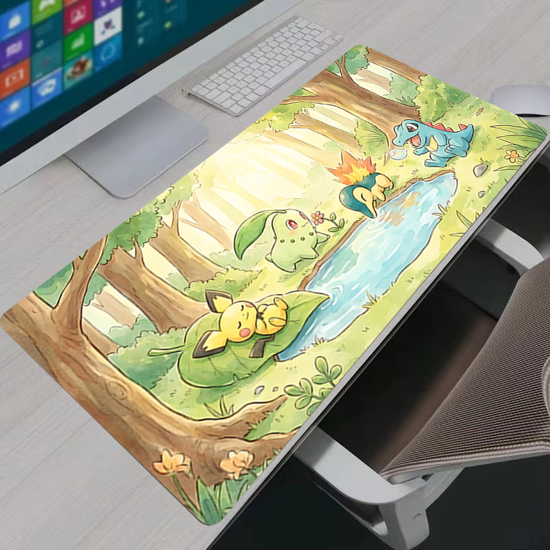 แผ่นรองเมาส์อะนิเมะพีซีเกมเมอร - Gaming Keyboard En Mouse บทวิจารณ์และราคา